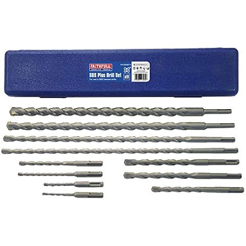 Faithfull 11PC SDS Drill Set for Masonry Cover