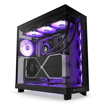 Gabinete NZXT H6 Flow RGB Preto
