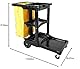 Rubbermaid Commercial Products Hausmeisterwagen, schwarz, 97,5 x 55,4 x 116,8 cm