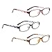 LUR READING GLASSES 3 pack Beautiful Pattern Readers for Women +2.25