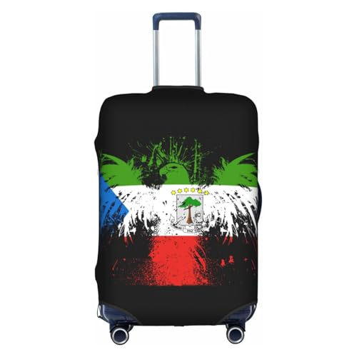 Travel Luggage Cover Equatorial Guinea Equatorial Guinean Flag Fashion Washable Baggage Suitcase Protector Fit For Luggage Medium