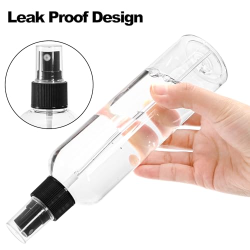 Bekith 16 Pack 8 oz Plastic Spray Bottles, Clear Empty Fine Mist Sprayer Bottles with Pump Spray Cap for Essential Oils, Travel, Perfumes4