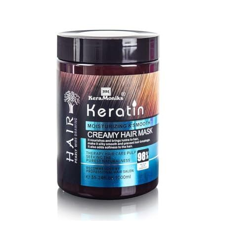 premium Keratin Hair Mask for Deep Conditioning (1000ml)