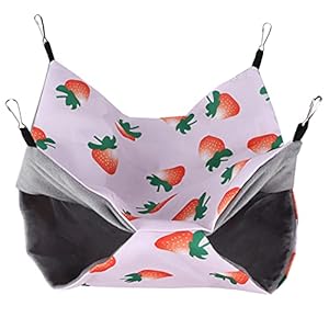 Kooihangmat voor kleine huisdieren, fret Rat hangmat Bed Drielaagse kooihangmat Hoge dichtheid canvasmateriaal voor…