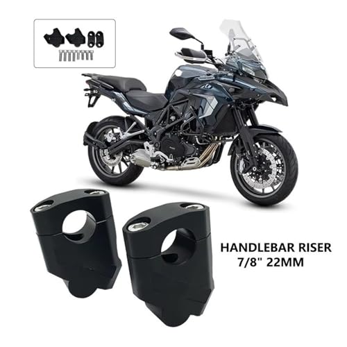 Pour Benelli TRK502 TRK 502X 2020 2021 Support Serrage Guidon Riser 28mm - 5