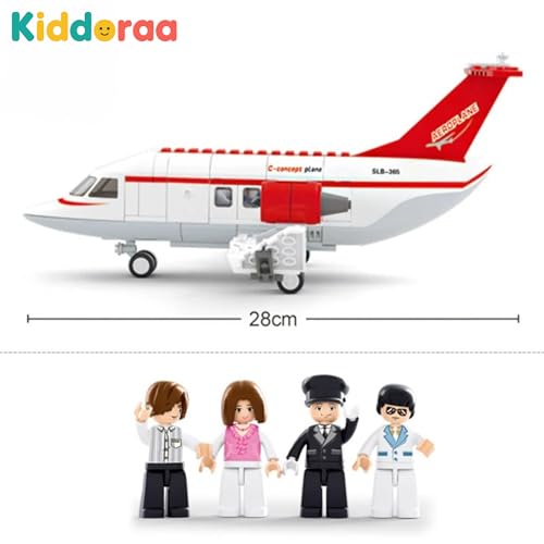 Image of Private Airplane Building Block Set - 275+ Pieces Aviation-Themed Educational Toy | Compatible with Major Brands | Safe, Durable Materials | 12 Months Manufacturing Warranty