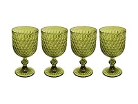 Casa Domani Caterina Wine Glass 4 Piece Green Gift Boxed
