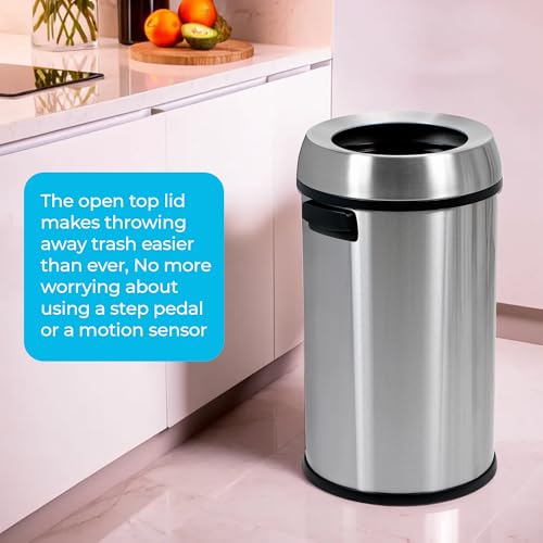 Simpli-Magic 79392 65 Liter Open Top Trash Can, Commercial Grade thumb #3