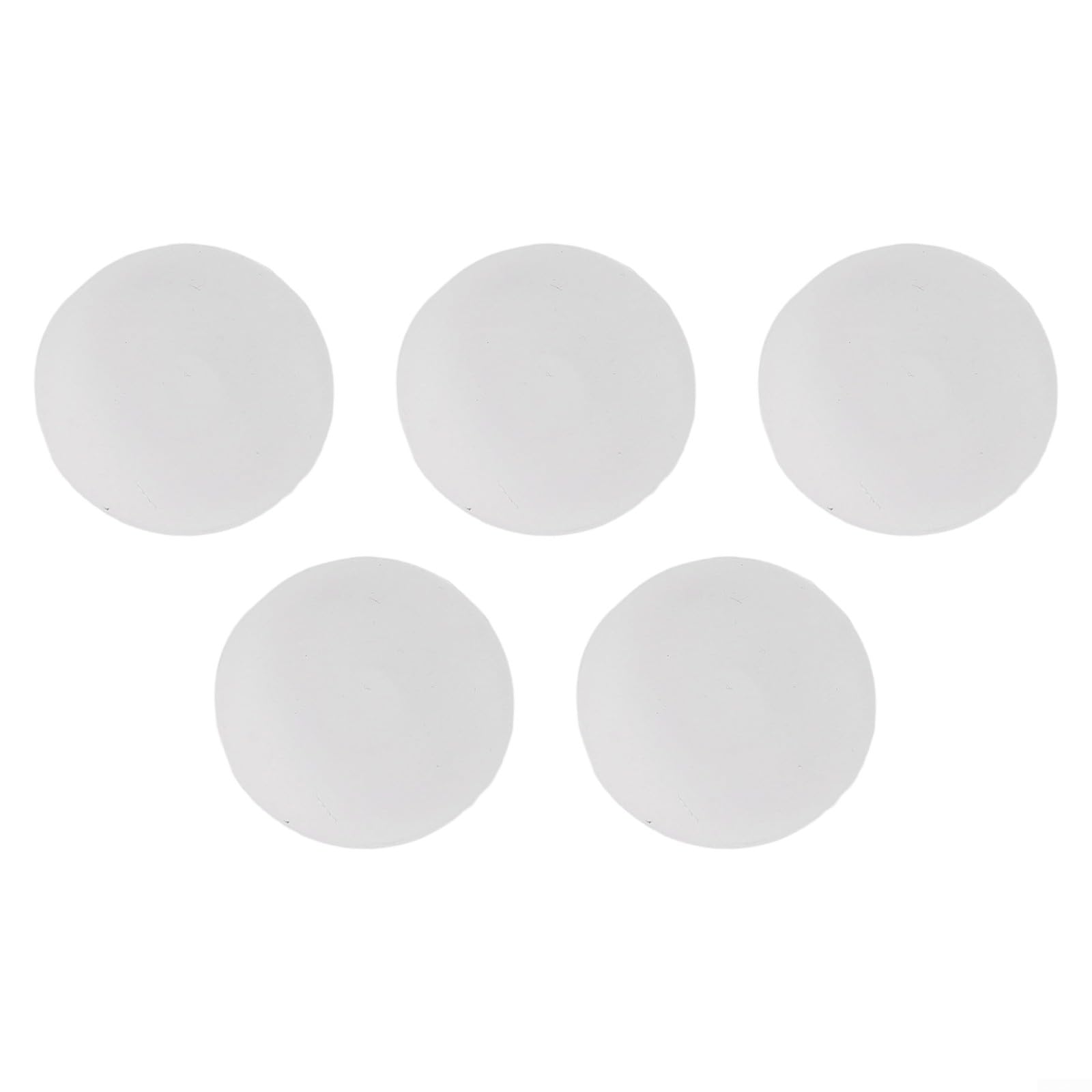 ComfyHarbor 5PCS Silicone Lid For Travel Tumbler Mug Vacuum Bottle, White Leak-Proof Sealing Gaskets Replacement Parts, Standard Size Stopper Seal(A)