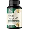 Heart Supplements for Men & Women 1650mg – Antioxidants for Heart Health Support with CoQ10, Hawthorn, Plant Sterol & More Vitamins to Support Nitric Oxide & Energy Production, Non-GMO – 60 Capsules