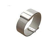 Cinturino For Orologio In Maglia For Milanese Da 0,6 Mm, Adatto For Seiko, For For DW, In Acciaio, For, For Uomo E Donna(Silver,22mm)