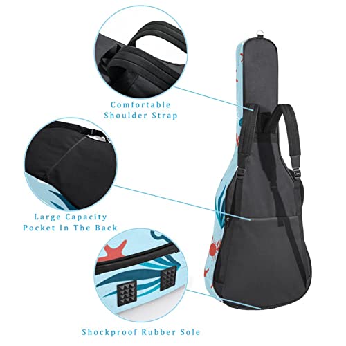 Hondank Housse de transport étanche pour guitare avec bandoulière réglable Motif plumes et flèches, Multicolor 03, 42… - Les Beatles, Paul McCartney, John Lennon, RIngo Starr, George Harrison Hondank Housse de transport étanche pour guitare avec bandoulière réglable Motif plumes et flèches, Multicolor 03, 42… – Image 4