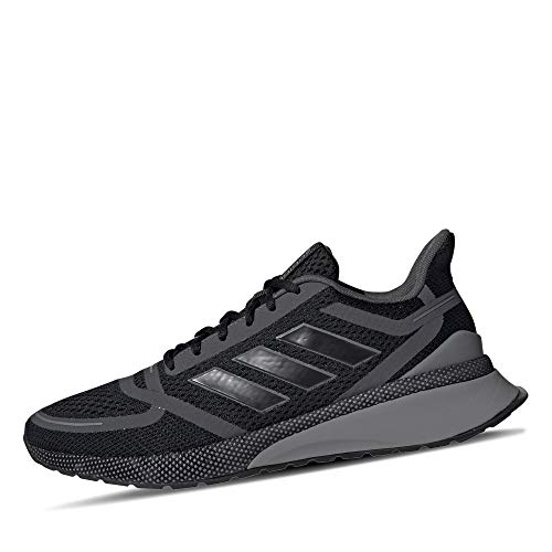 adidas Scarpe da Corsa da Uomo Novafvse, Noir Noir Gris Foncã, 42 2/3 EU