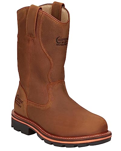 Chippewa Men's Thunderstruck Blonde Pull On Waterproof Soft Work Boot Round Toe - Th1040