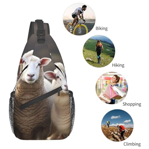 Bolso de pecho cruzado para hombre bolso de hombro miniatura 6