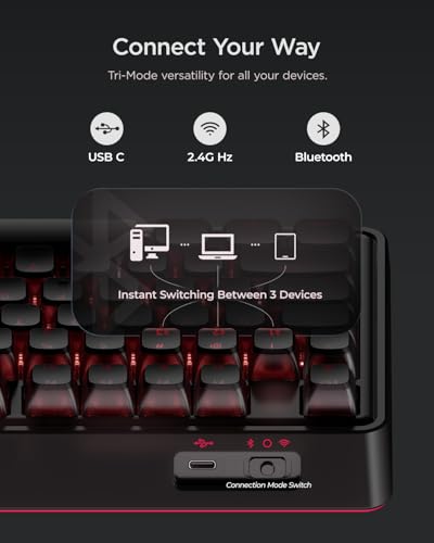 Mechanical Keyboard Wireless Hot-Swappable