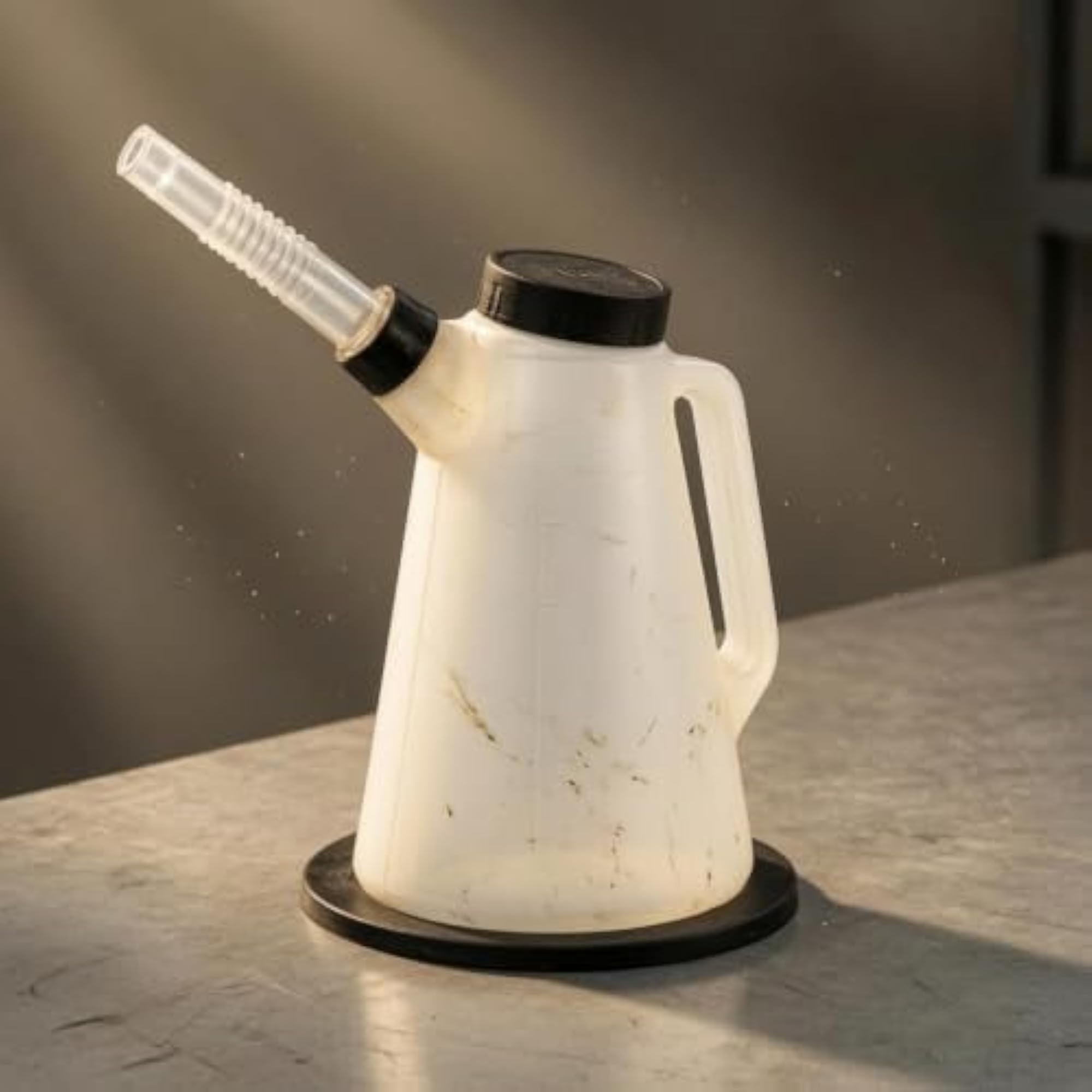 Measurement Markings Angled Spout Oil Jug, 5L