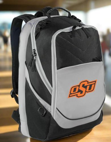 Image of Broad Bay Oklahoma State University Backpack | Official OSU Cowboys Logo, Padded Laptop Computer Section, Premium 600 Denier Nylon Fabric,