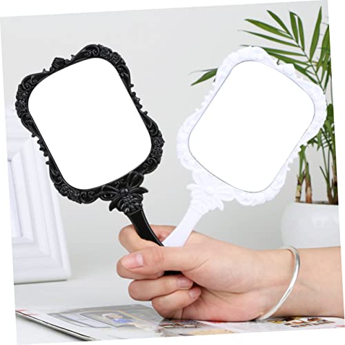Ipetboom 2 espejos cuadrados para maquillaje compacto miniatura 3