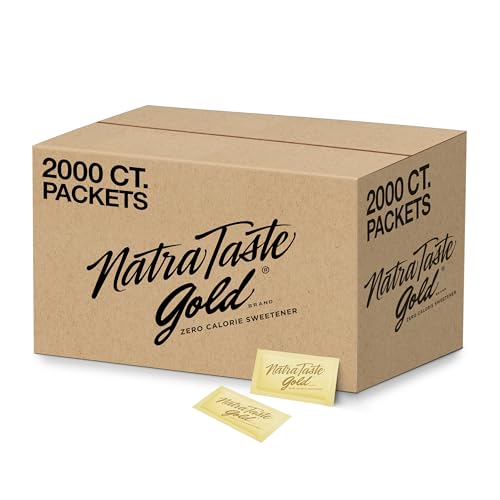 NatraTaste Gold Zero Calorie Sucralose Sweetener Packets