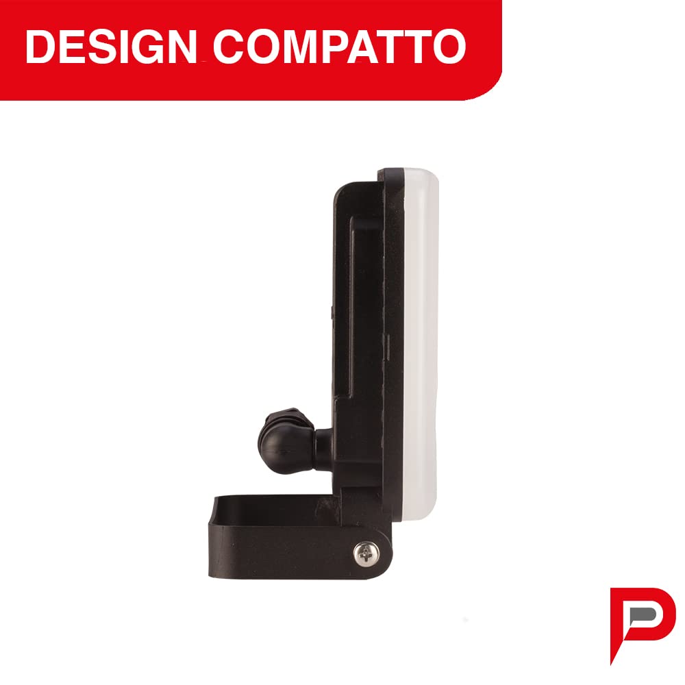Poly Pool PP3143 - Proiettore Wi-Fi da Esterno LED 24W - Faro Luce Variabile RGB+CW Dimmerabile - Con Dissipatore di Calore e Staffa in Alluminio - SMART