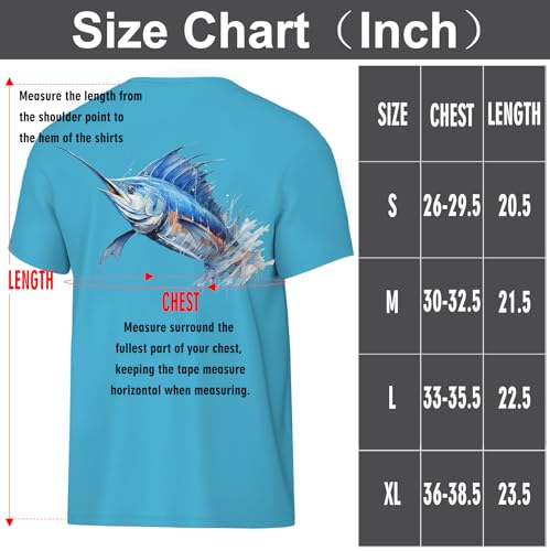 Image of Palmyth Boys Fishing Shirt Short Sleeve UPF 50+ Youth Performance T-Shirt