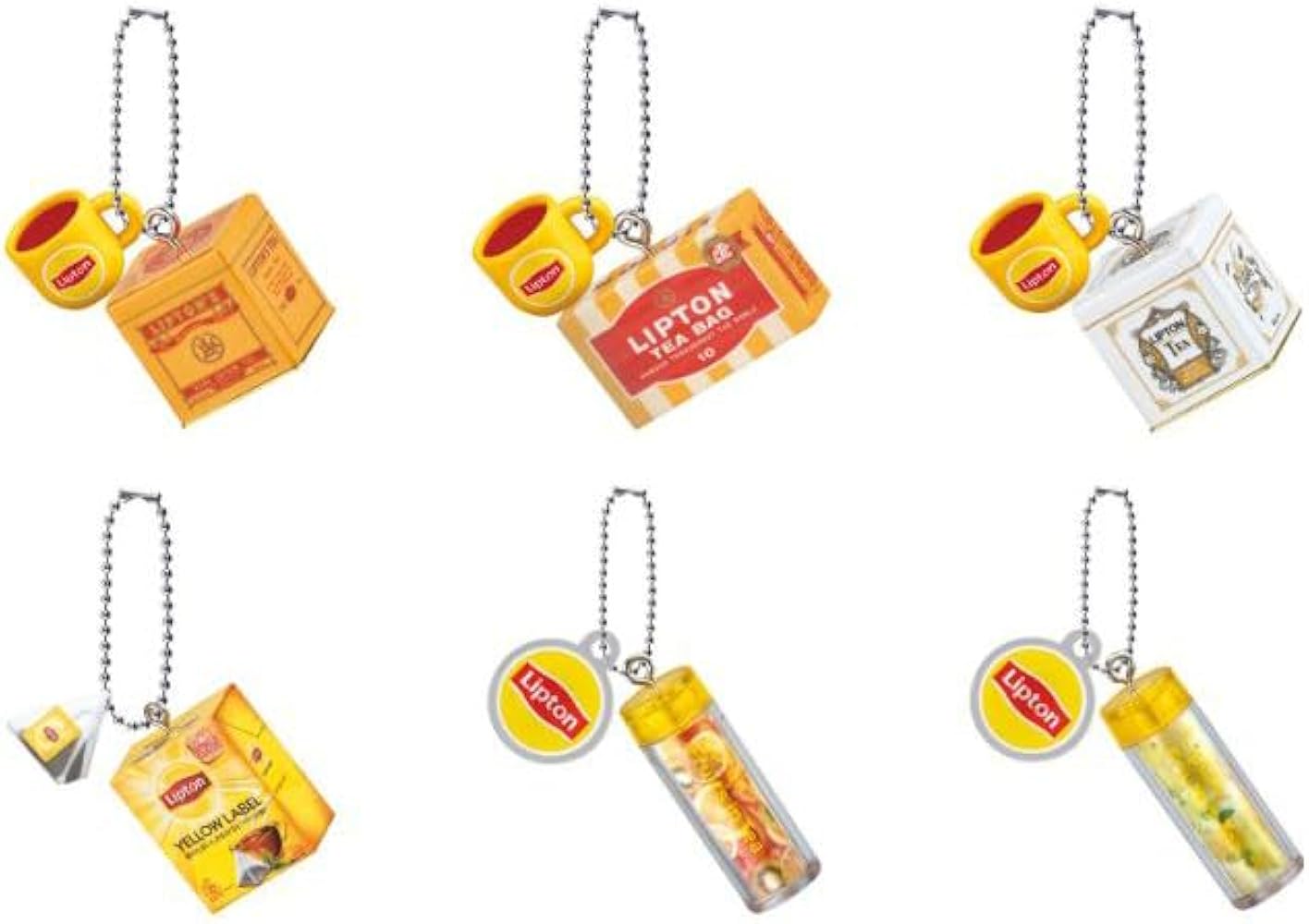 Amazon.co.jp: Lipton リプトン ミニチュアチャームコレクション2 [全6