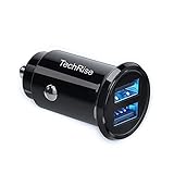 SMART-ADAPTIVE TECHNOLOGIE: TechRise Mini-USB-Autoadapter maximiert die Kompatibilität mit Samsung, HTC, Blackberry, Huawei und anderen Smartphones