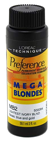 Loreal Preference #Mb2 Mega Blonde-Ivory Blonde (2 Pack)