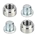 LEDAUT M18X1.5 Stepped Mounting Bung and Plugs Stainless Steel(2 Bungs/2 Plugs) Fittings Weld Bung