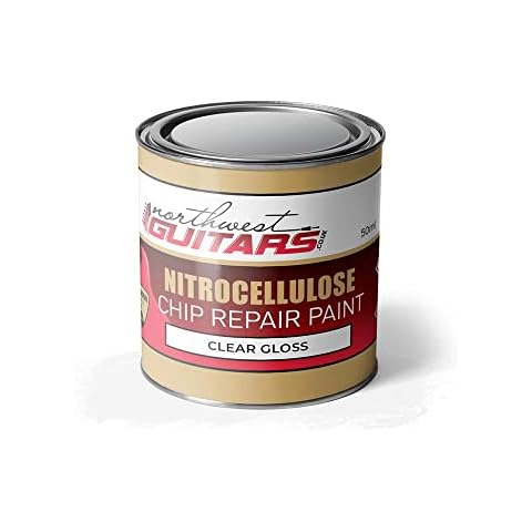 Clear Gloss Nitrocellulose Chip Repair guitar paint - 50ml Cover