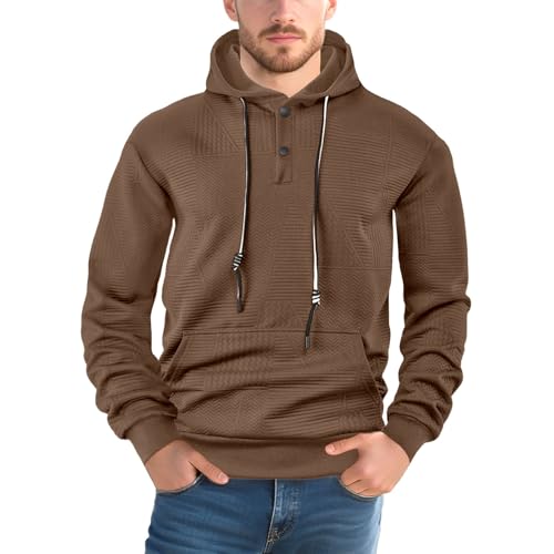 Men's Slim Fit Pullover Hoodies Plus Size Jacquard Long Sleeve Hipster 2025 Trendy Casual Sport Hooded Sweatshirts3