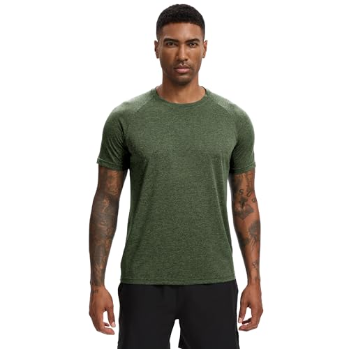 7/5/3 Workout Shirts for Men Pack Quick Dry Moisture Wicking Mens Gym Athletic Exercise Running Short Sleeve Tee Tops2
