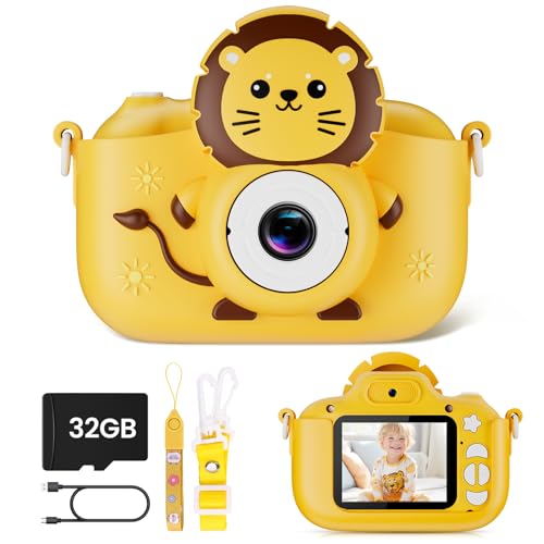 Kinderkamera, DIAMOOKY Kinder Kamera 1080P HD 2,0 Zoll Bildschirm...
