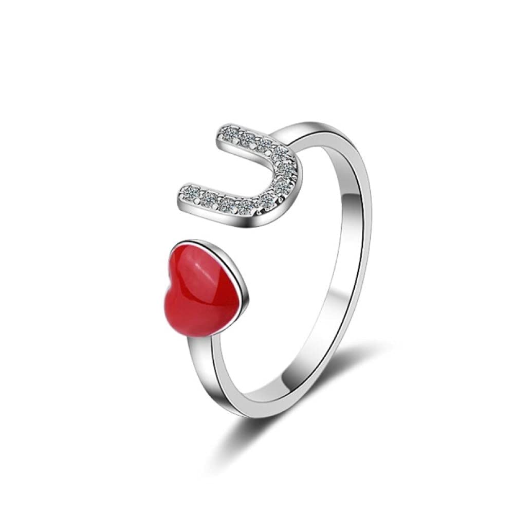 Bague réglable femmes argent S925 ouverture redimensionnable