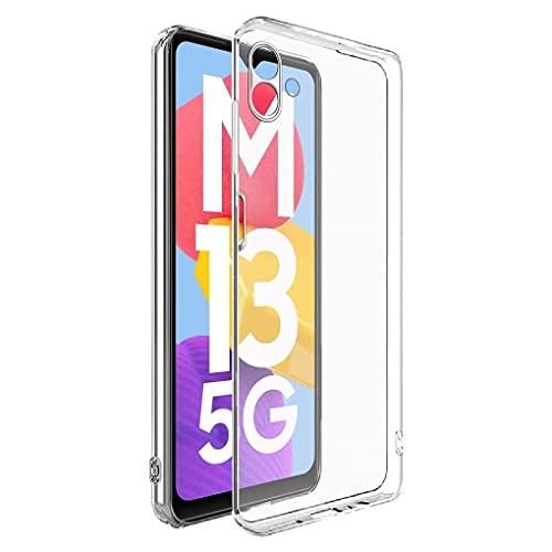 Image of COVERBLACK Rubber Back Cover for Samsung A04 / A04E / M13 5G - Transparent