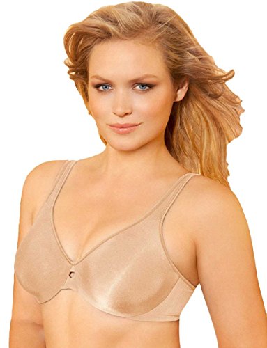 Lilyette by Bali Plunge Into Comfort Keyhole Minimizer Bra_Champagne Shimmer_36D