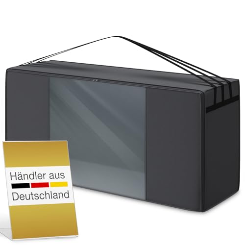 ELONEO Aufbewahrungstasche für Klappmatratze 140x195x15 cm, Schutz-Hülle mit Reißverschluss, Transporttasche für Gästematratzen, Matratzenhülle für Faltmatratze