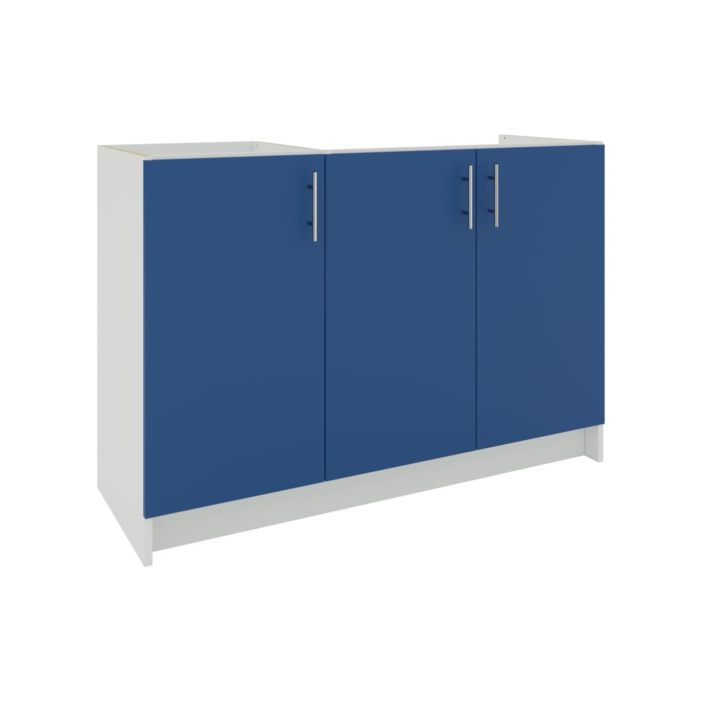 JD Greta Fixed Height 1200mm Kitchen Sink Base Cabinet Floor Unit (Without Worktop) – Navy Matt
