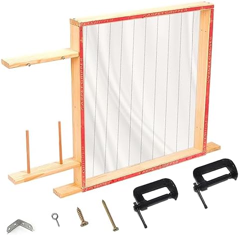 Tufting Frame, Rug Tufting Frame, 27.5”x 27.5” Tufting Frame for ...