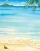 Tropical Beach Stationery Paper - 80 Sheets
