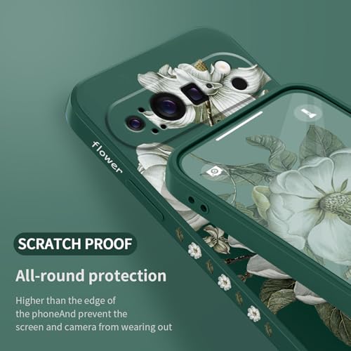 Coque Google Pixel 9 Pro silicone liquide mince anti-choc vert
