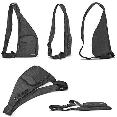 Image of Seoky Rop Sling Bag Slim Personal Purse Pocket Small Crossbody Chest Bag