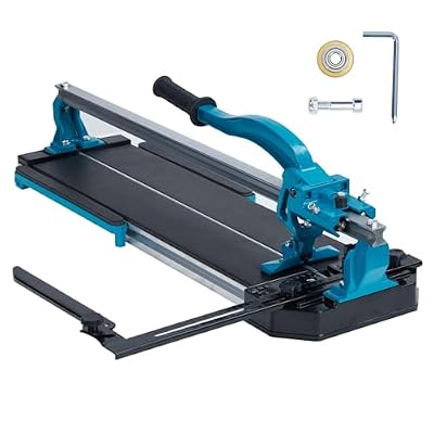 GarveeTech 24in Manual Tile Cutter Precision Cutting, Infrared Accuracy, Tungsten Carbide Wheel, Anti-Skid Feet, Construction