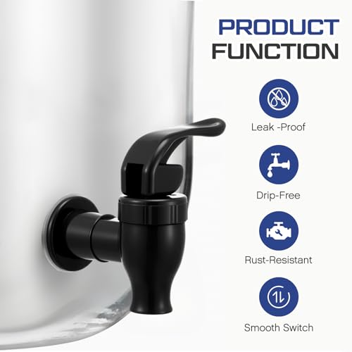 image for Honoson 4 Sets BPA-Free Replacement Cooler Faucet Water Bottle Jug, Di