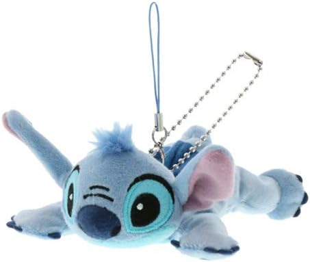 Amazon スティッチ ぬいぐるみ ストラップキーチェーン 寝そべり ディズニー お土産 東京ディズニーリゾート限定 アニメ 萌えグッズ 通販