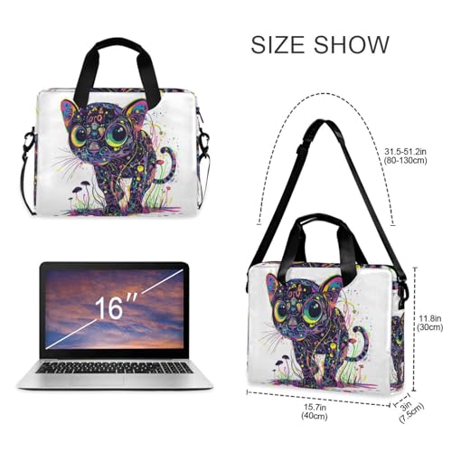 Maletín para portátil 15.6 pulgadas con diseño leopardo miniatura 5
