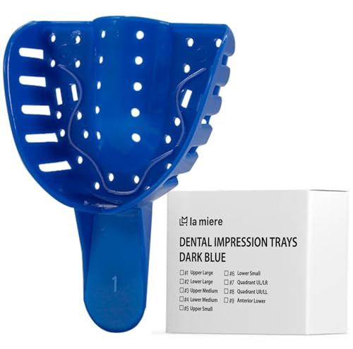 Image of #1, 120PC Tracking Spacer Plastic Dental Impression Trays Small Medium Large Upper-Left Lower-Right