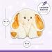 Warm Pals - Bashful Bunny - 1.5lbs - Cozy Microwavable Lavender Scented Plush Toys - Heated Stuffed Animal - Heatable Coolable Bedtime Comfort Plushie