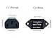 Traovien C14 to C13 Panel Mount Power Cable, 90 Degree Left IEC 320 C13 Female to C14 Male PDU Power Supply Extension Cord, for Computer LED HDTV Monitor and Scanner -15 Inch